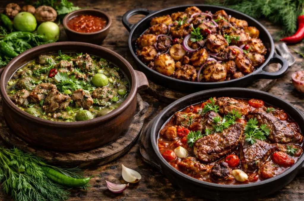 Чакапули, Оджахури, Салхино